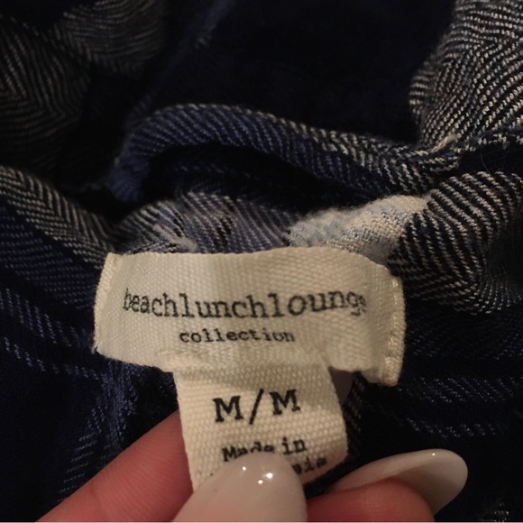 Beachlunchlounge Plaid Flannel Shirt Dress - Picture 4 of 10